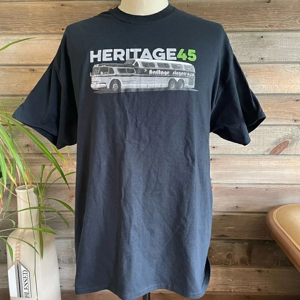 Heritage 45 Singers T-Shirt Size 2X EUC